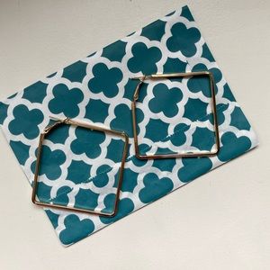 Geometric earrings (BRAND NEW- NEVER WORN)